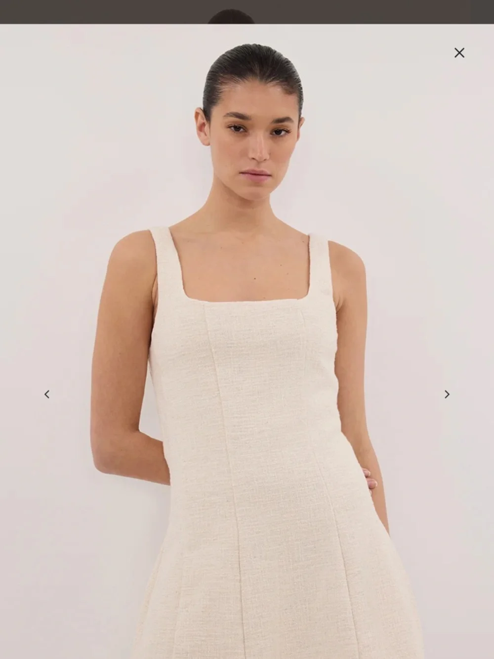 NWT DISSH Nieve Natural Mini Dress - Picture 2 of 9